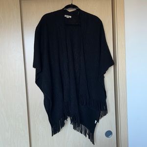 * Loft Cape Black Scarf Wrap